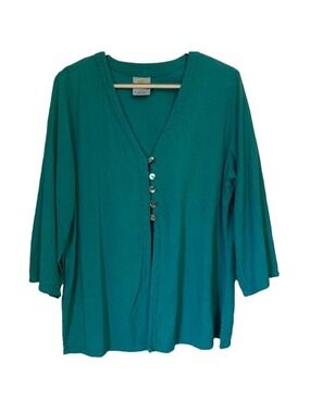 Dunes 3/4 length sleeve cover up medium